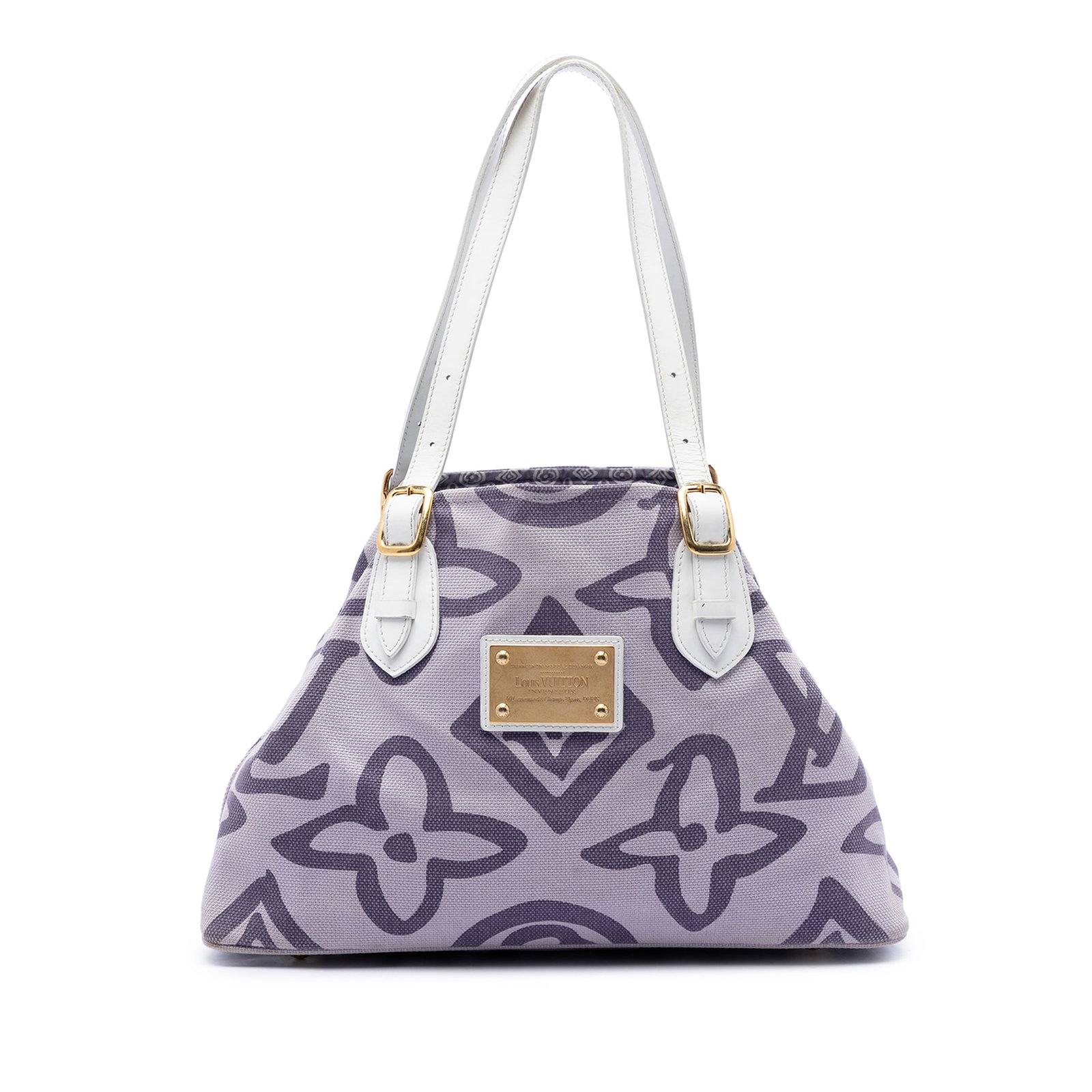 Louis Vuitton Tahitienne Cabas PM Monogram Canvas Tote: Louis Vuitton Tahitienne Cabas PM Monogram Canvas Tote Louis Vuitton Monogram Tahitienne Cabas PM tote bag with a fabric body, flat leather straps, an open top, and interior zip and slip pockets. Made