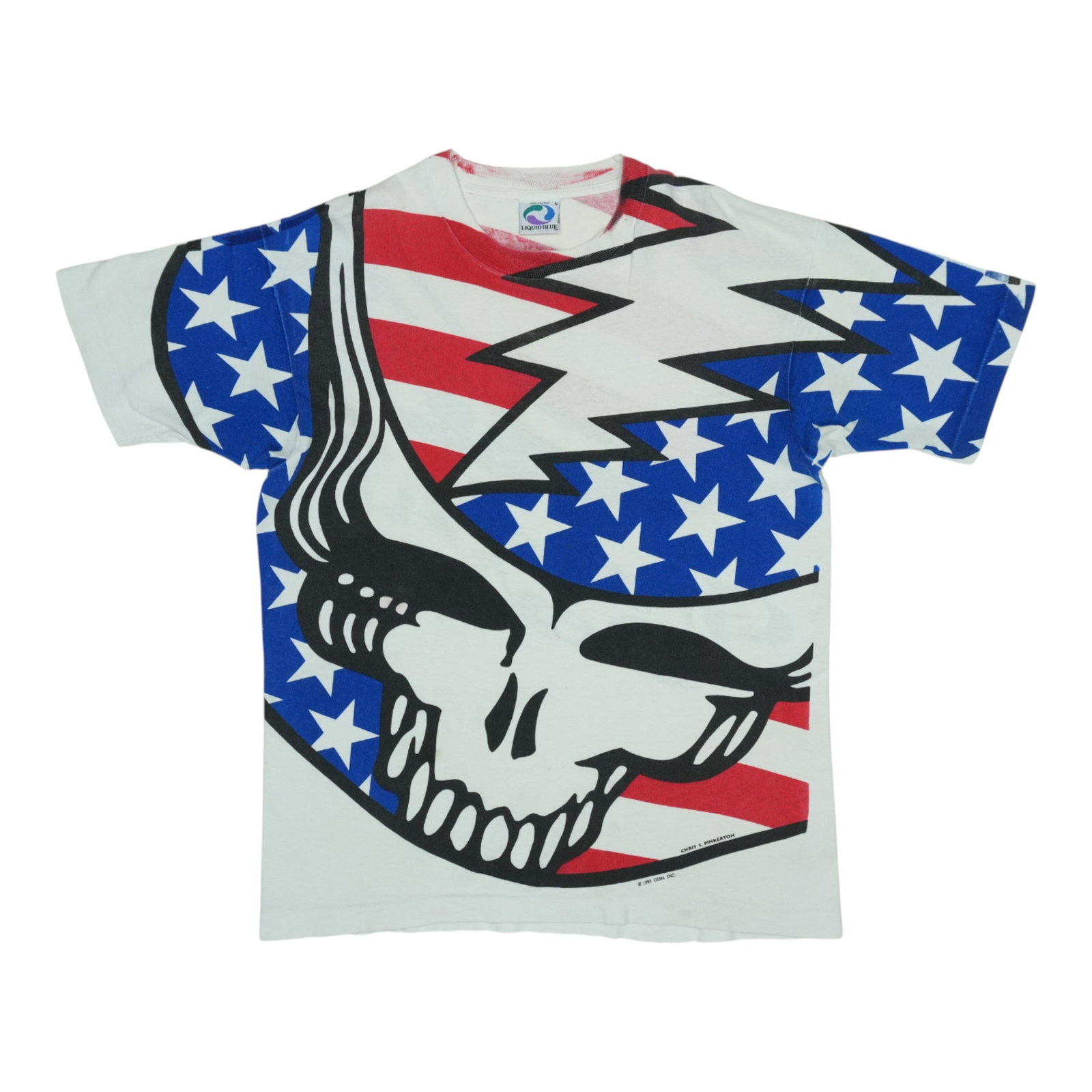 Vintage 1993 Grateful Dead Pinkerton Graphic Cotton Shirt Large (1 of 2)