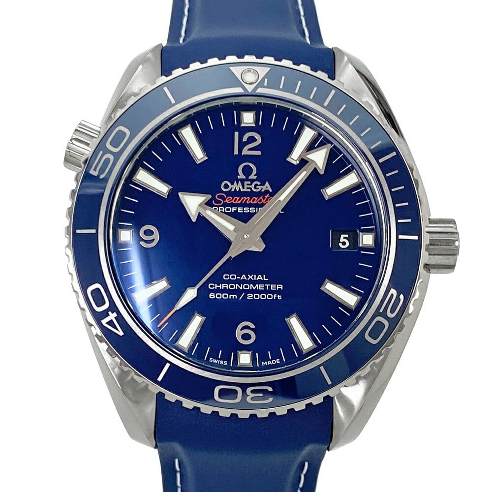 OMEGA 232.92.42.21.03.001 Seamaster Planet Ocean 600M men's titanium watch: OMEGA 232.92.42.21.03.001 Seamaster Planet Ocean 600M men's titanium watch Pre-owned OMEGA Seamaster Planet Ocean 600M Co-Axial men's wristwatch, model 232.92.42.21.03.001. It features an automatic mo