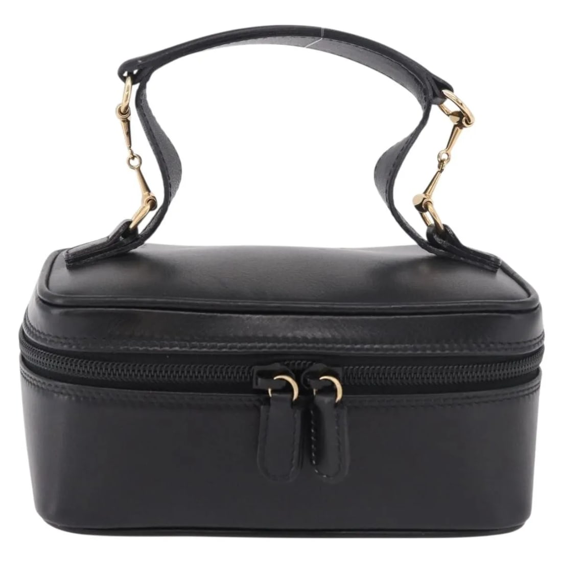 Black Leather Vanity Bag Gucci Horsebit (1 of 18)
