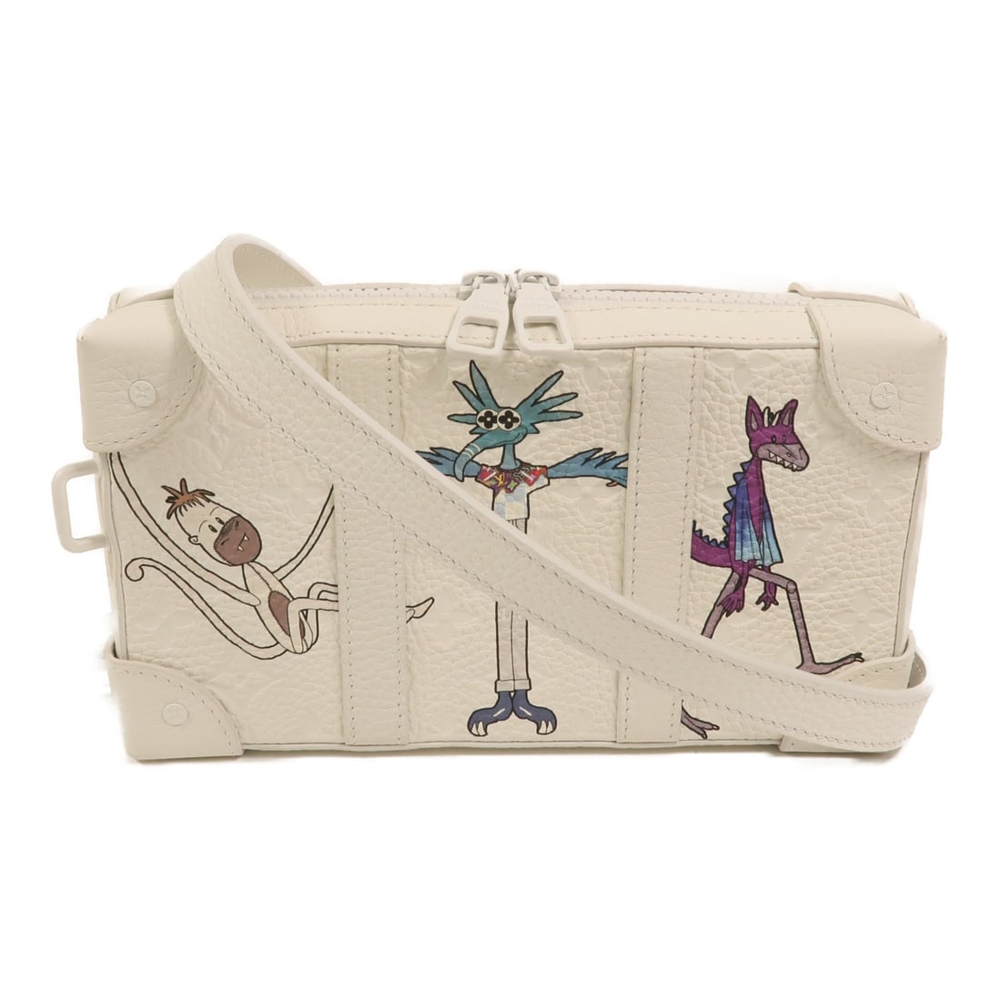 Louis Vuitton M80146 LV Friends Soft Trunk White Shoulder Bag (1 of 18)
