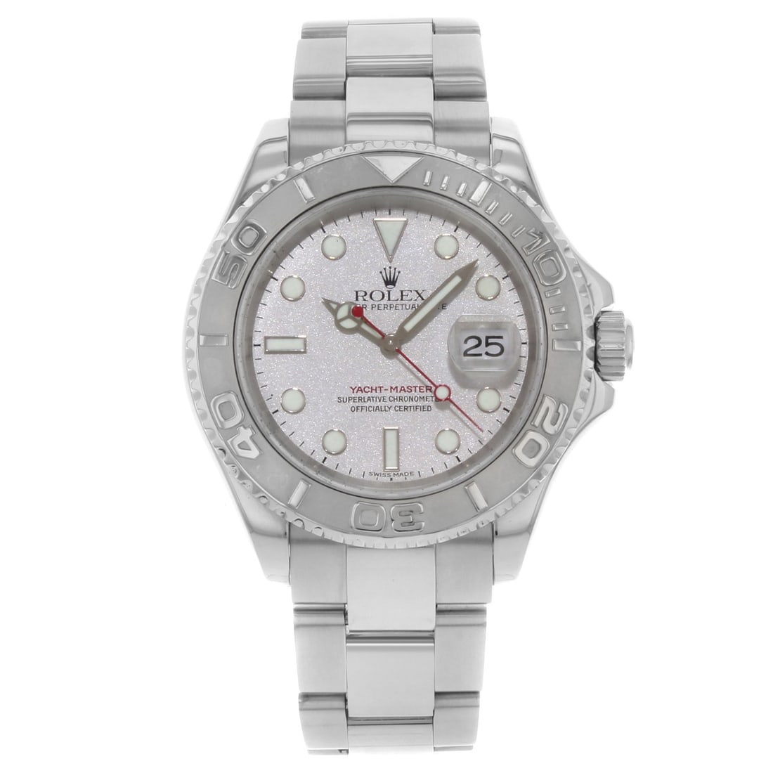 Rolex Yacht-Master 16622 Automatic Stainless Steel Gray Dial Men's Watch: Rolex Yacht-Master 16622 Automatic Stainless Steel Gray Dial Men's Watch The Rolex Yacht-Master 16622 is a luxury wristwatch designed for men, featuring an elegant silver dial and a mechanical (automa