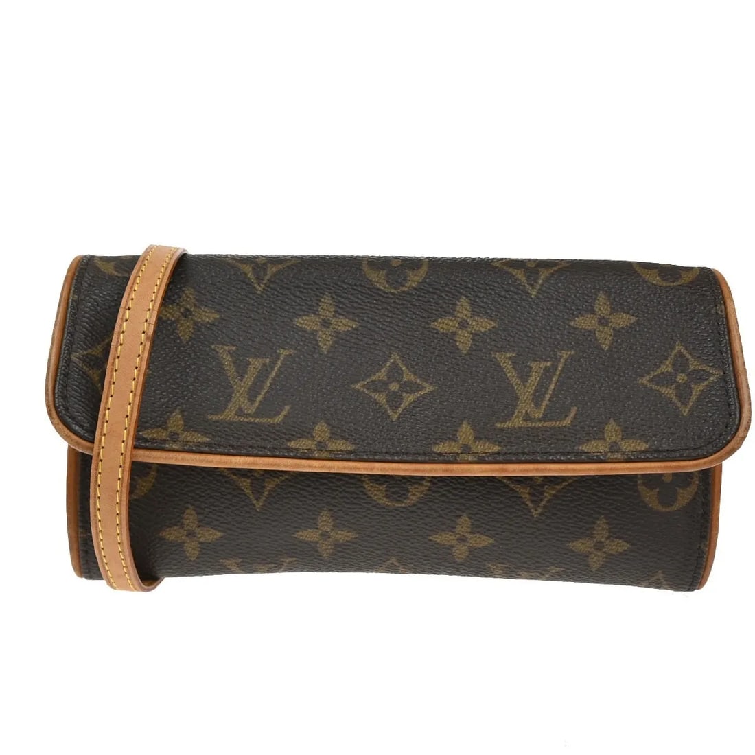 Louis Vuitton Twin Shoulder Bag in Brown Monogram Canvas: Louis Vuitton Twin Shoulder Bag in Brown Monogram Canvas This Louis Vuitton Twin Handbag is crafted from signature monogram canvas in brown and designed for women. Made in Spain, it features a compact