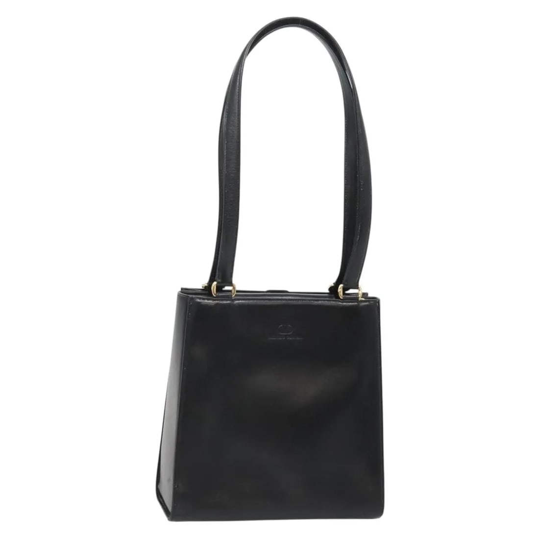Black Leather Shoulder Bag Valentino Garavani Vintage: Black Leather Shoulder Bag Valentino Garavani Vintage This vintage Valentino Garavani shoulder bag for women features black leather construction with a classic design. It presents signs of use includi