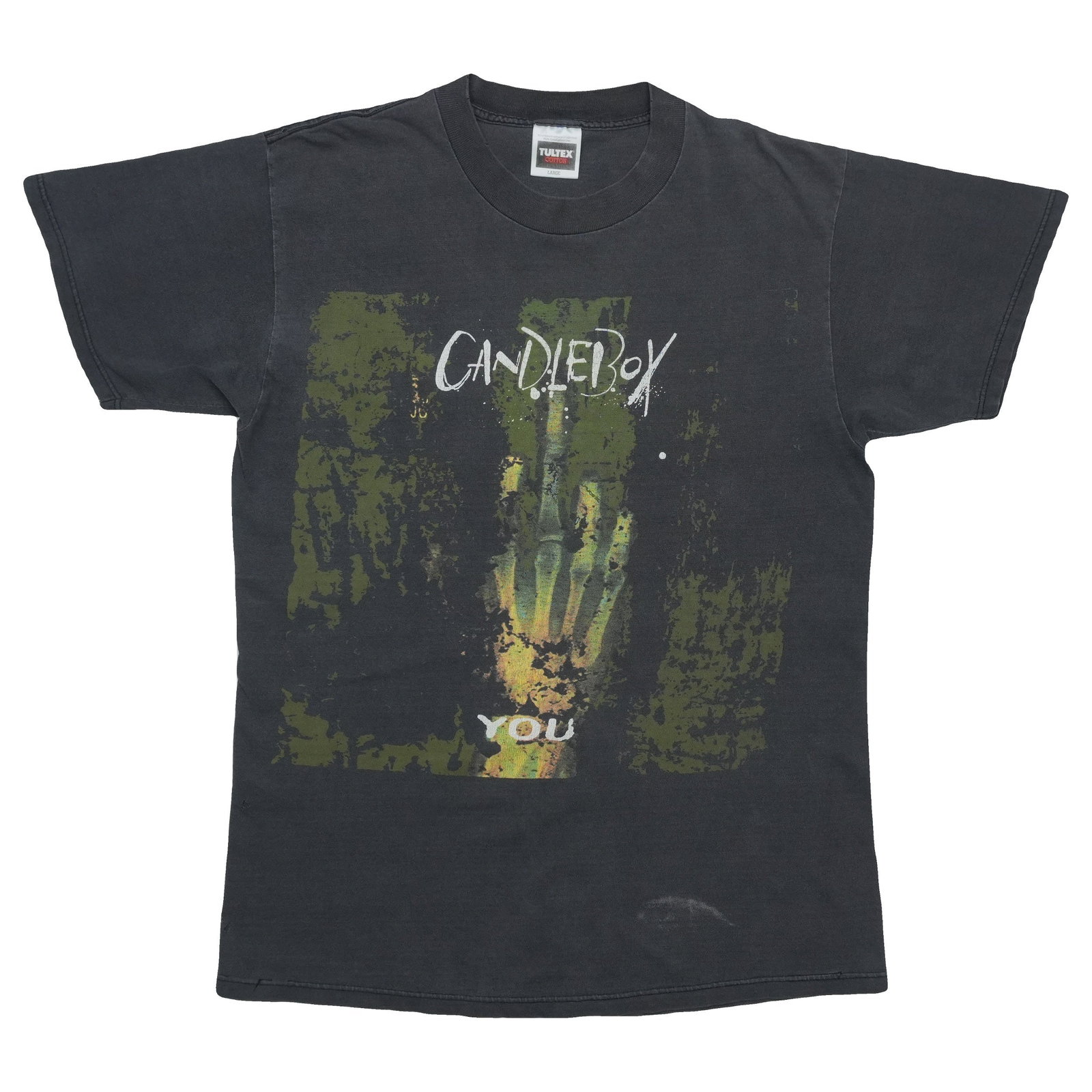 Vintage 1993 Candlebox Black Cotton Band Graphic T-Shirt Large (1 of 8)