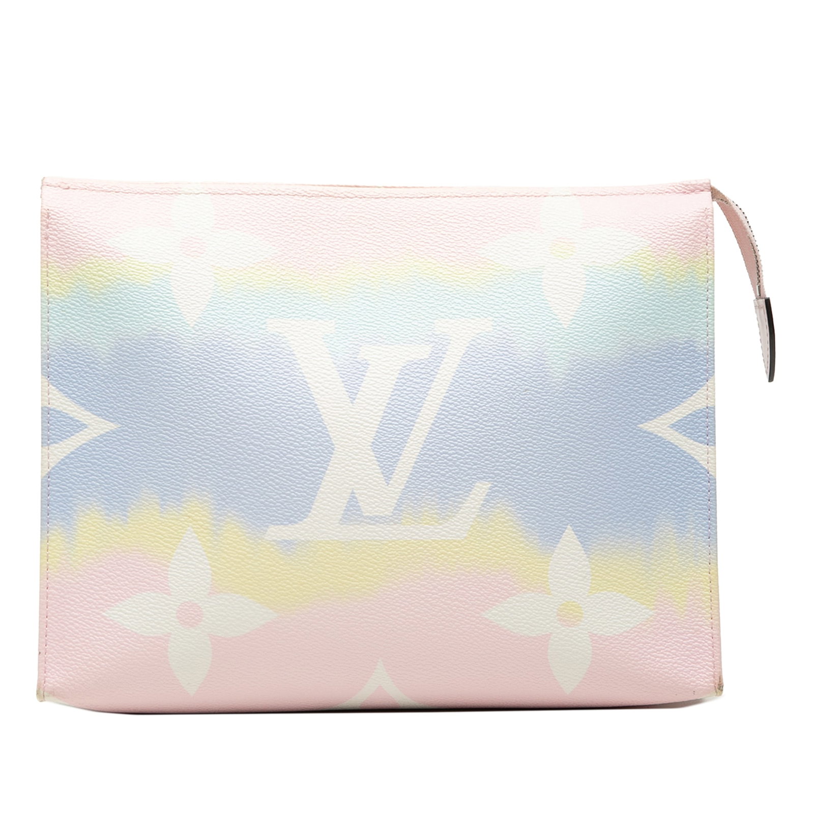 Louis Vuitton Monogram Escale Toiletry Pouch 26 Pink Canvas Bag: Louis Vuitton Monogram Escale Toiletry Pouch 26 Pink Canvas Bag Louis Vuitton Monogram Escale Toiletry Pouch 26 in pink monogram canvas with a top zip closure. Made in France, this bag is part of the 