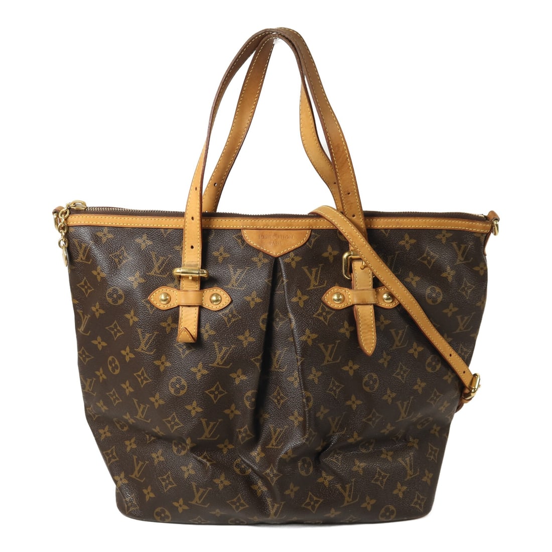 Louis Vuitton Palermo GM Monogram 2 Way Shoulder Bag M40146 Brown (1 of 16)