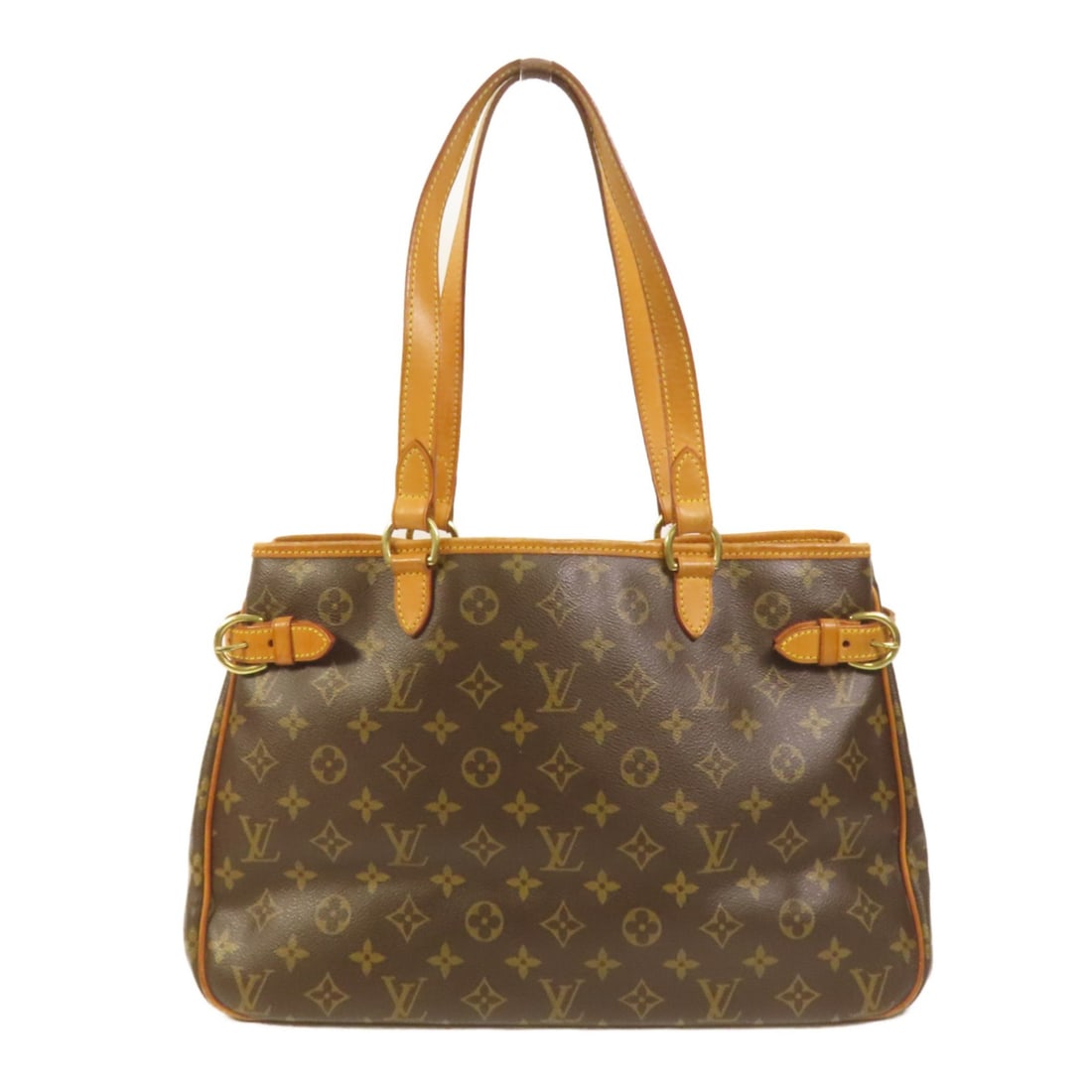 Louis Vuitton Batignolles Horizontal Monogram Shoulder Bag M51154: Louis Vuitton Batignolles Horizontal Monogram Shoulder Bag M51154 Louis Vuitton Batignolles Horizontal Shoulder Bag, model M51154, in brown Monogram and PVC coated canvas. It features one inside zip p