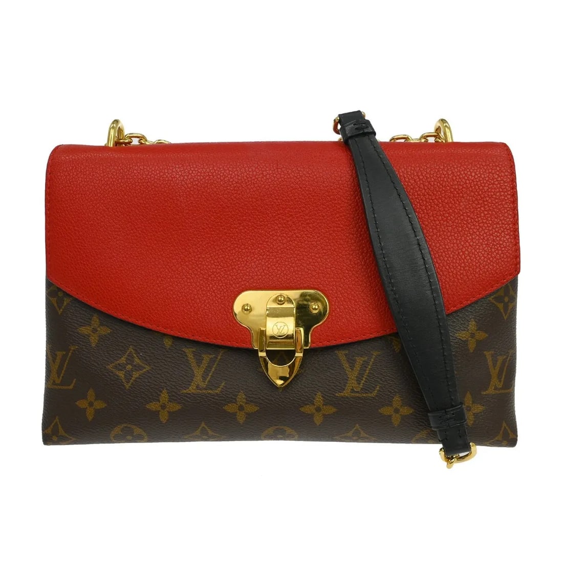 Louis Vuitton Saint Placide shoulder bag in brown canvas: Louis Vuitton Saint Placide shoulder bag in brown canvas Louis Vuitton Saint Placide handbag in brown monogram canvas with leather trim. This women's bag is made in Spain and remains in good used cond