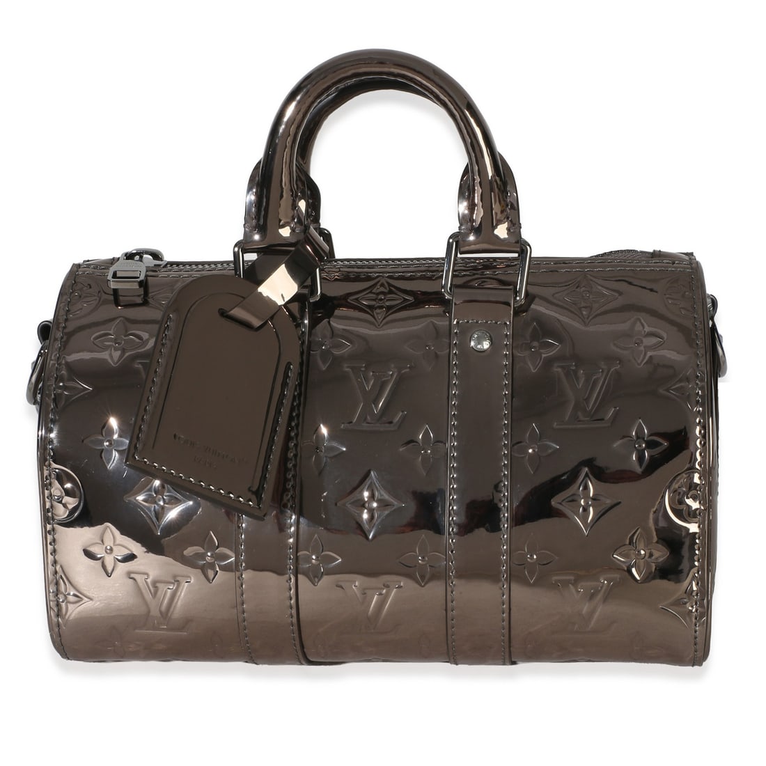 Louis Vuitton Heritage Keepall Bandouliere 25 Metallic Patent Leather Bag (1 of 9)