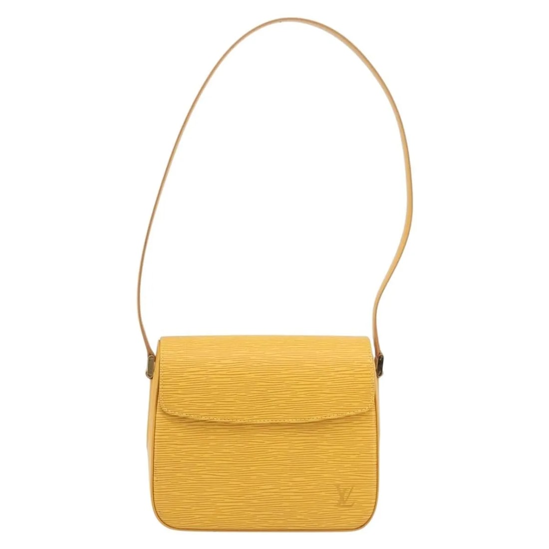 Louis Vuitton Buci Yellow Leather Shoulder Bag (1 of 18)