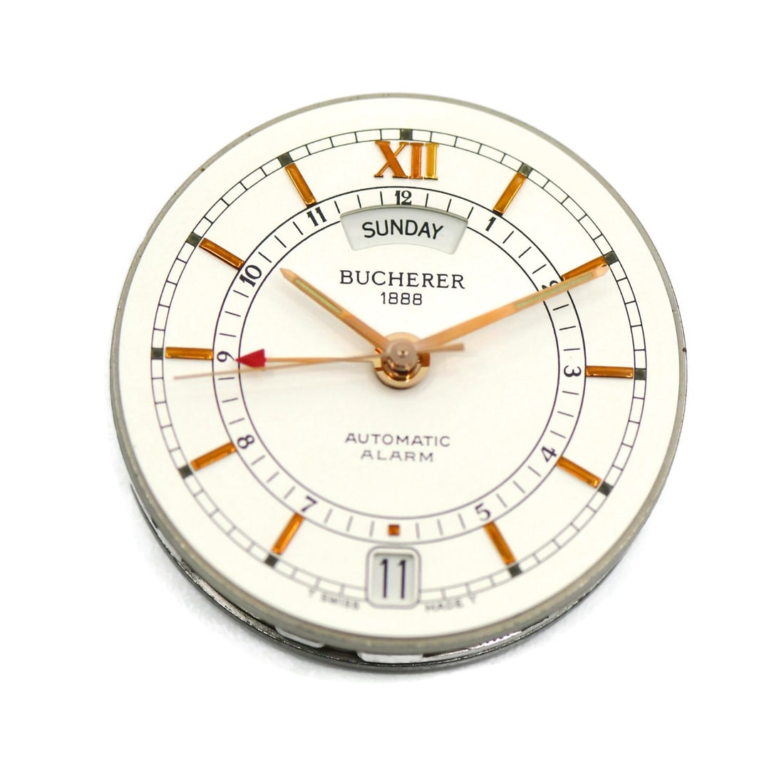 Bucherer Caliber 5008 Swiss Watch Movement 30.5mm: Bucherer Caliber 5008 Swiss Watch Movement 30.5mm This is a Bucherer Cal 5008 mechanical movement made in Switzerland. It features a 30.5mm size and is in pre-owned condition. This movement is suitabl