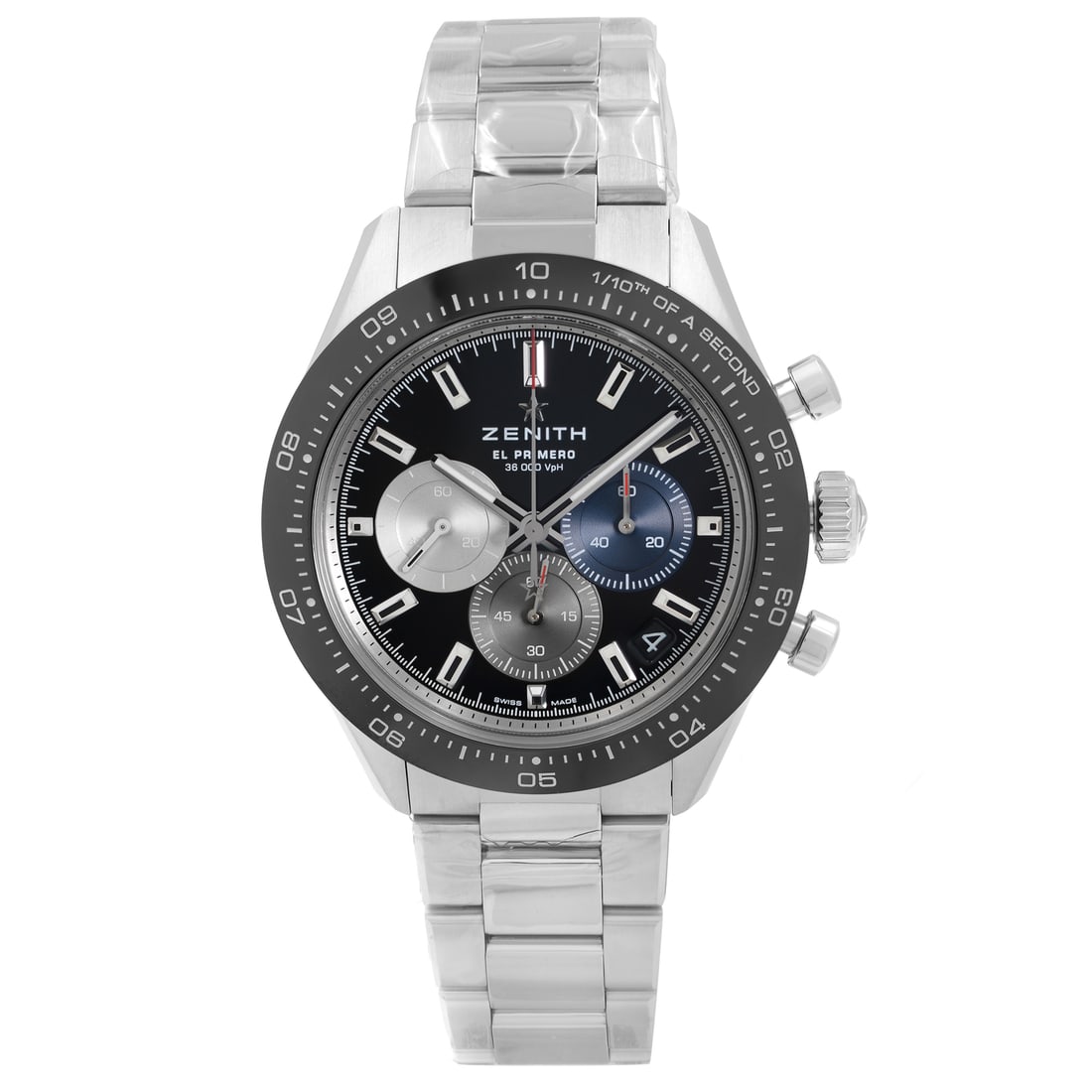 Zenith El Primero Chronomaster 41mm Sport Black Dial Automatic Watch 03.3100.3600/21.M3100: Zenith El Primero Chronomaster 41mm Sport Black Dial Automatic Watch 03.3100.3600/21.M3100 Discover the Zenith El Primero Chronomaster 41mm Sport Black Dial Watch, a luxury timepiece designed for perf
