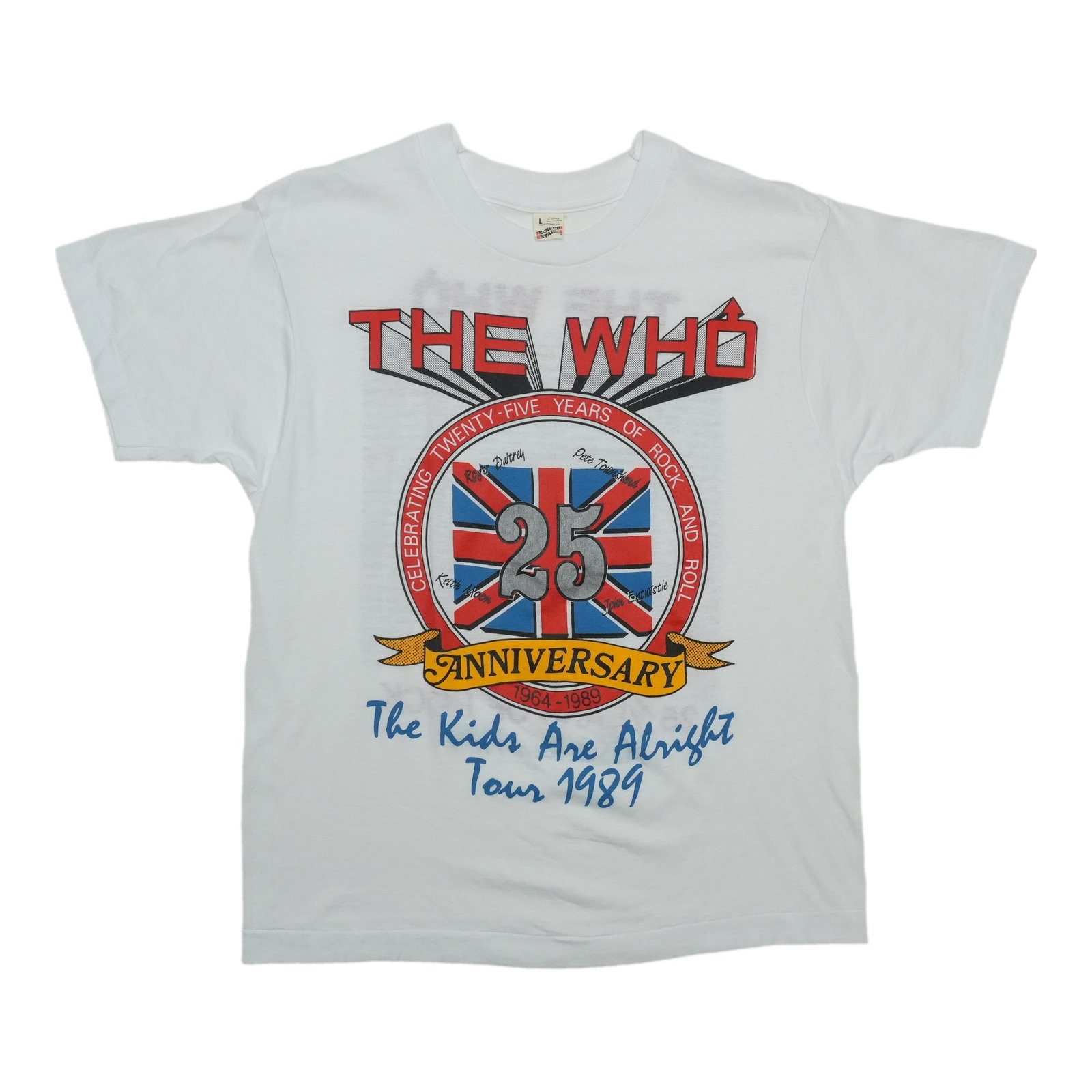 1989 The Who vintage concert tee Kids Are Alright: 1989 The Who vintage concert tee Kids Are Alright This is an original vintage 1989 The Who Kids Are Alright Tour shirt. The shirt is made from 100% cotton and features a white color. It is a true vint