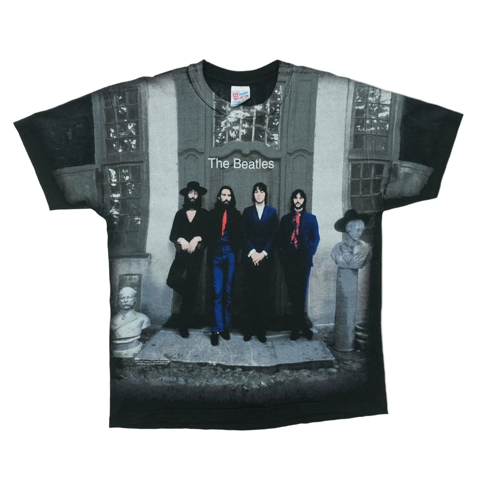 Vintage Beatles 1990s Black Cotton Graphic Tee (1 of 2)