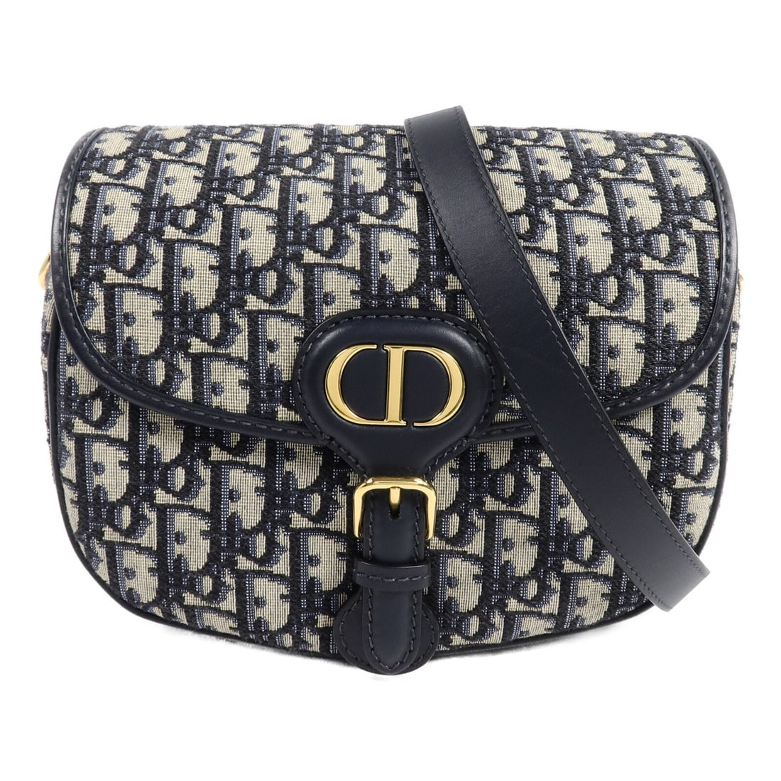 Dior Bobby Blue Canvas Shoulder Bag CD GHW M9319UTZQ-M928: Dior Bobby Blue Canvas Shoulder Bag CD GHW M9319UTZQ-M928 Christian Dior CD GHW Bobby Bag Shoulder Bag in blue canvas. It features a magnetic pocket, one outside open pocket, and one inside card pocke