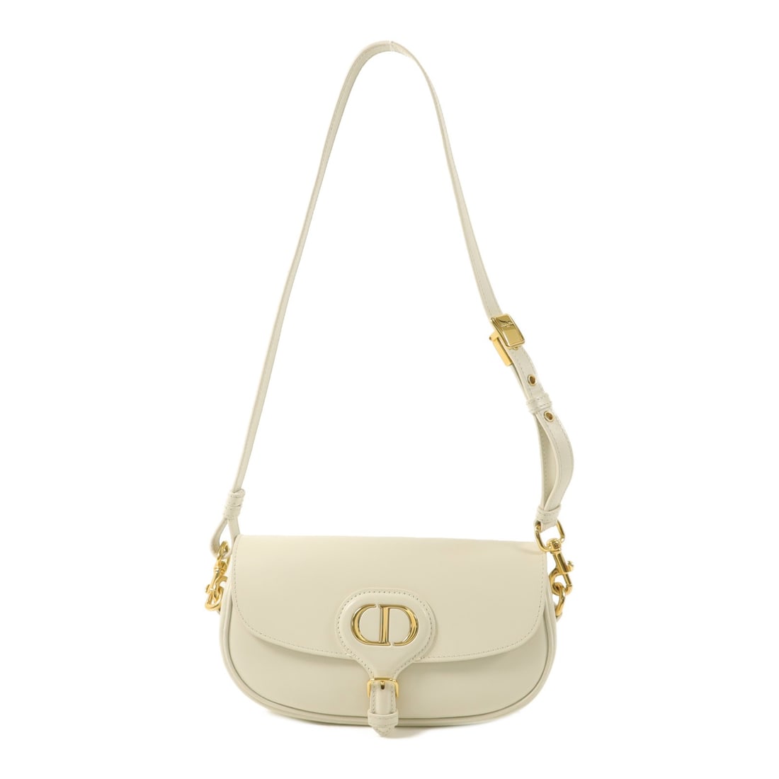 Dior Bobby East-West Shoulder Bag White Calfskin CD GHW: Dior Bobby East-West Shoulder Bag White Calfskin CD GHW Christian Dior Bobby East-West shoulder bag in calfskin (cowhide) leather, presented in white with white frame color and gold-tone hardware (GHW