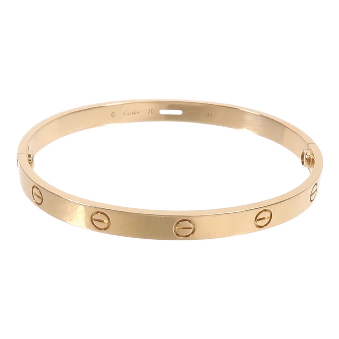 Cartier Love Bracelet 18K Rose Gold Size 20 (1 of 11)