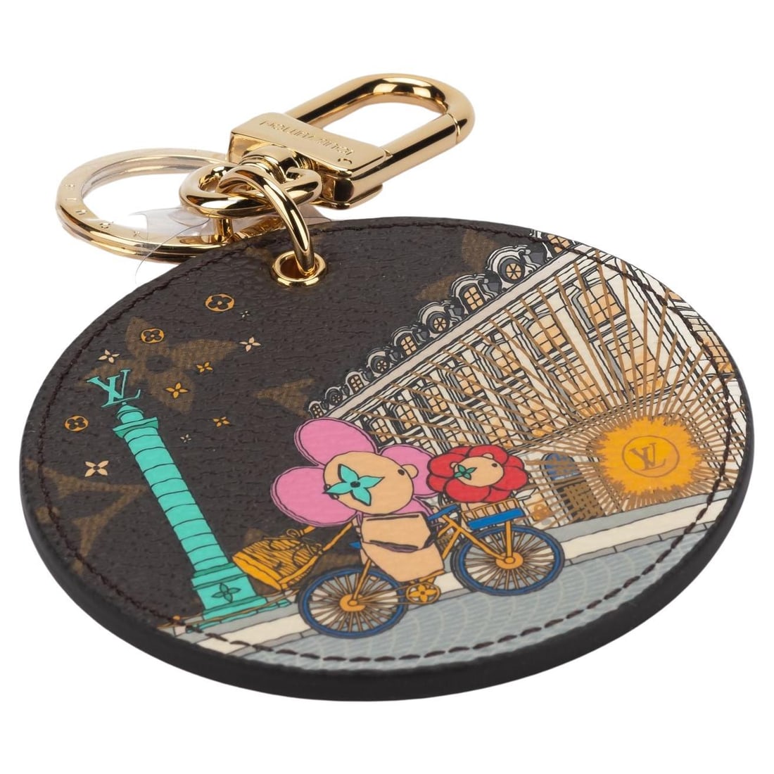 Louis Vuitton Vendome Holiday Key Ring Vivienne Holidays 2022 NIB: Louis Vuitton Vendome Holiday Key Ring Vivienne Holidays 2022 NIB Introducing the luxurious Louis Vuitton Vendome Holiday Key Ring from the exclusive Vivienne Holidays 2022 collection. This exquisite 