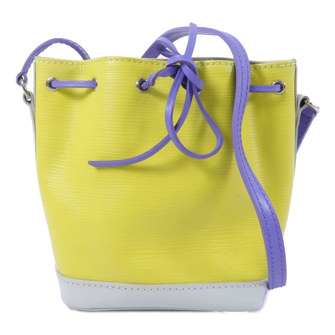 Louis Vuitton M42501 Nano Noe Epi Leather Shoulder Bag Yellow: Louis Vuitton M42501 Nano Noe Epi Leather Shoulder Bag Yellow A Louis Vuitton Nano Noe shoulder bag in yellow Epi leather, model M42501. The bag is made from calfskin (cowhide) and is presented in a y