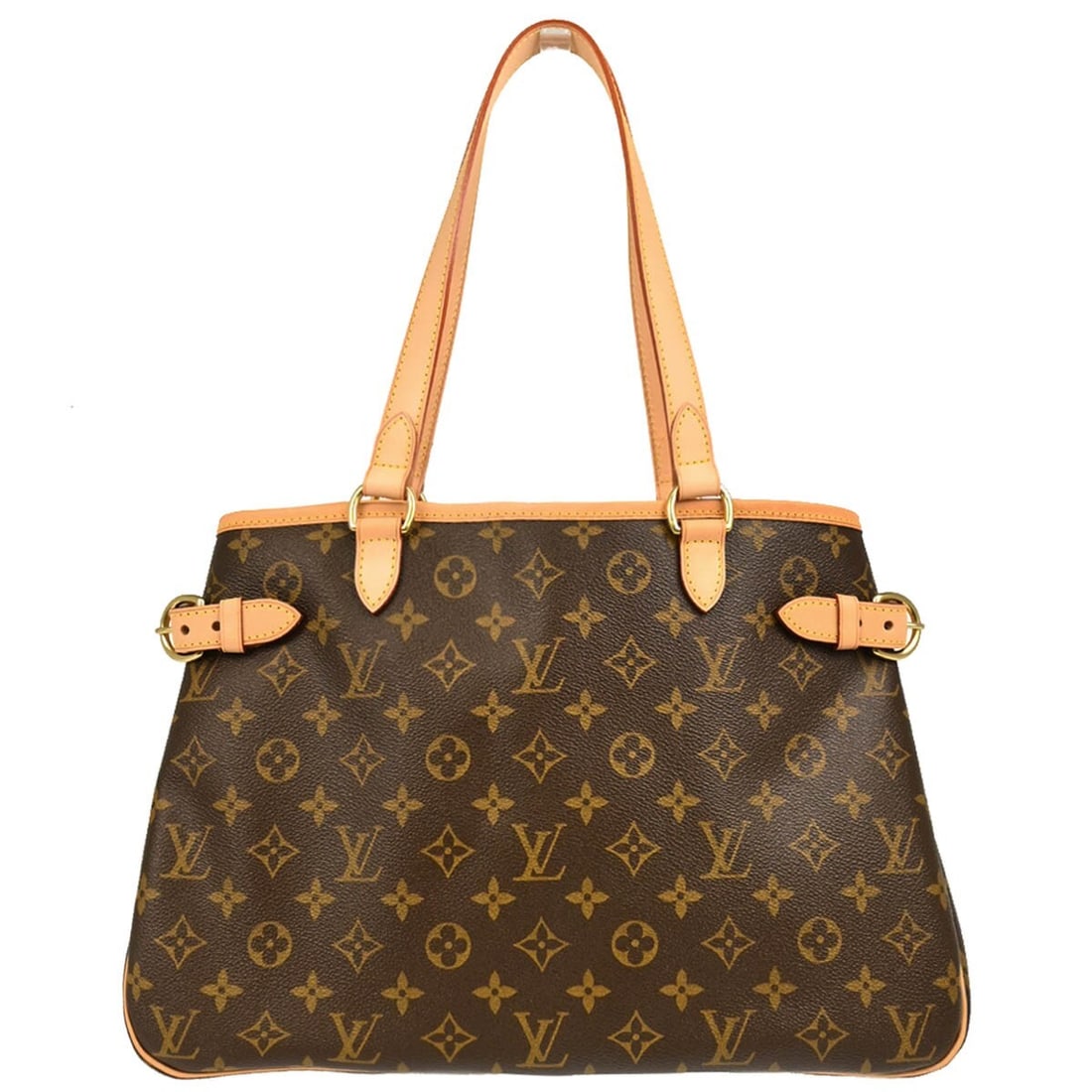 Louis Vuitton Batignolles Horizontal Monogram Canvas Tote M51154: Louis Vuitton Batignolles Horizontal Monogram Canvas Tote M51154 Louis Vuitton Batignolles Horizontal tote handbag in brown Monogram canvas with leather trim. This medium unisex tote features a hook-a
