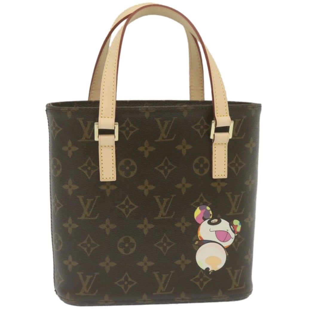 LOUIS VUITTON Monogram Panda Takashi Murakami Vavin PM Tote Bag M51173 Authentic: LOUIS VUITTON Monogram Panda Takashi Murakami Vavin PM Tote Bag M51173 Authentic This authentic Louis Vuitton Monogram Panda Takashi Murakami Vavin PM Tote Bag is a stylish accessory crafted from dura