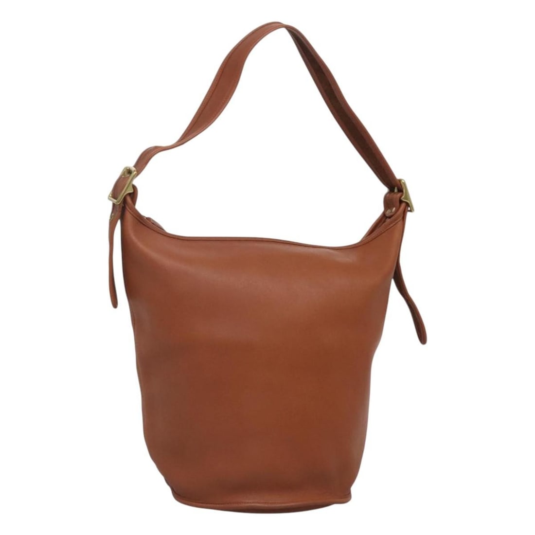 Coach Brown Leather Womens Shoulder Bag Made in Hungary (1 of 18)