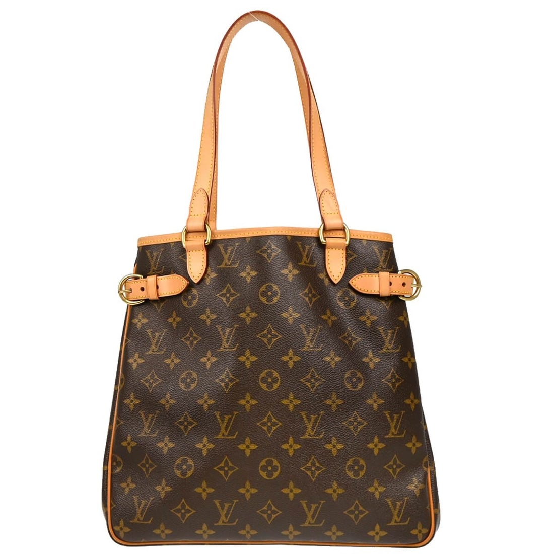 Louis Vuitton Batignolles Vertical Monogram Canvas Tote M51153: Louis Vuitton Batignolles Vertical Monogram Canvas Tote M51153 Louis Vuitton Batignolles Vertical tote handbag in brown Monogram canvas with leather trim and double handles. This medium tote features 