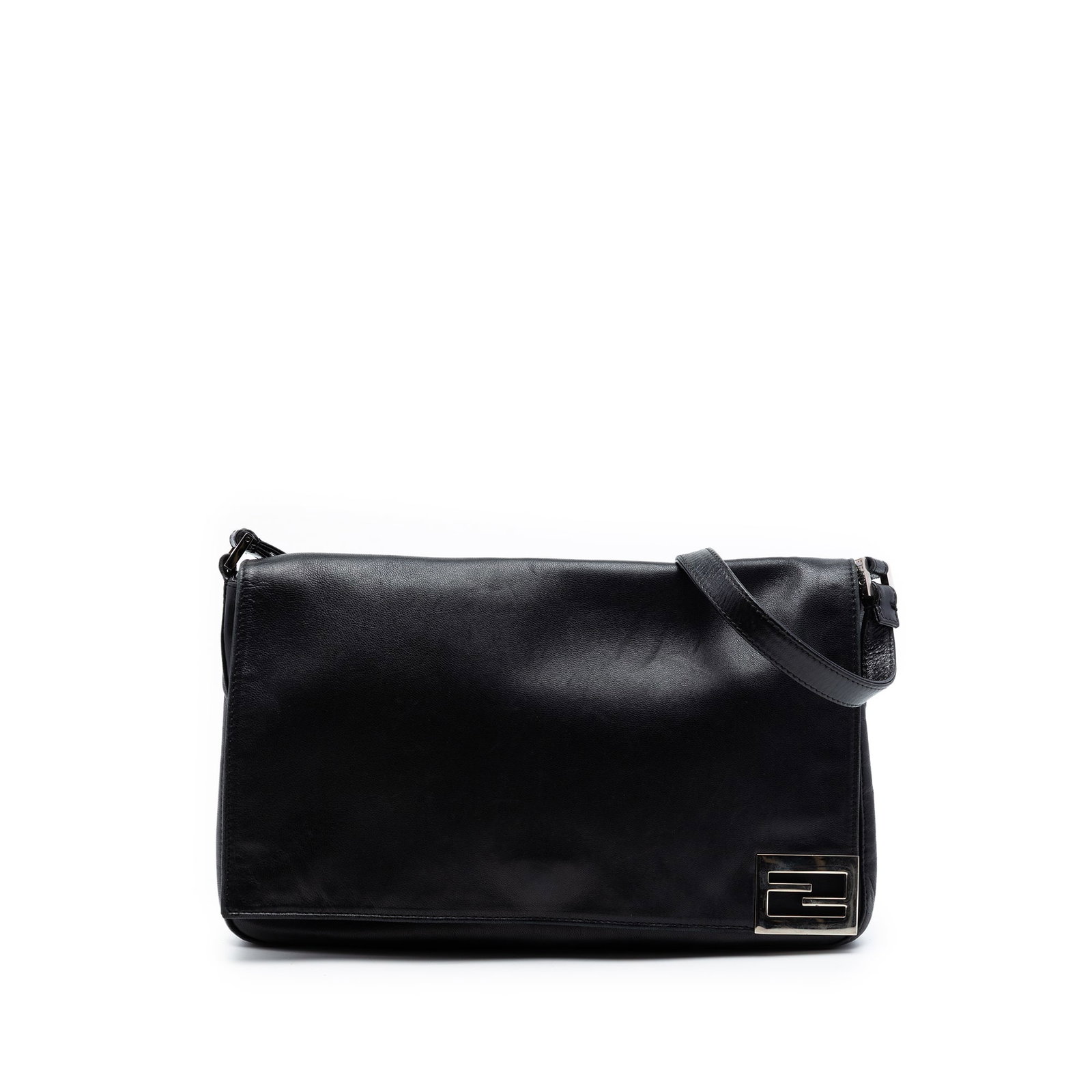 Fendi FF Calfskin Leather Shoulder Bag (1 of 6)