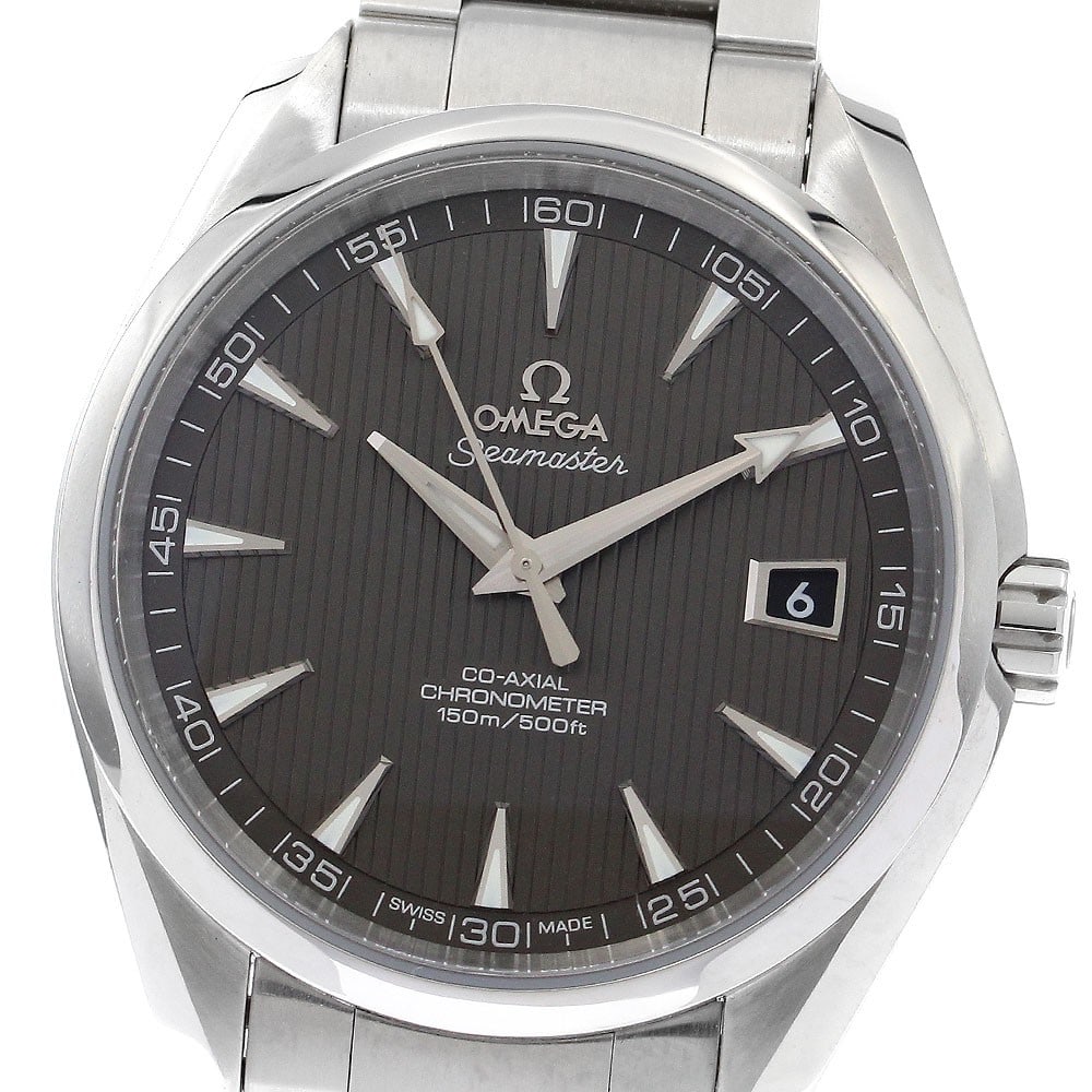OMEGA Seamaster Aqua Terra 150M Mens Automatic Date Watch 231.10.42.21.06.001: OMEGA Seamaster Aqua Terra 150M Mens Automatic Date Watch 231.10.42.21.06.001 Omega Seamaster Aqua Terra 150M Date automatic men's wristwatch, model 231.10.42.21.06.001. It is a pre-owned Swiss-made w