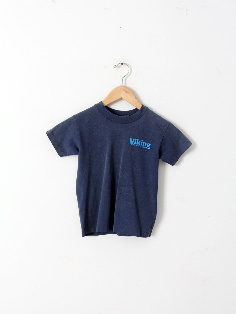Vintage Viking Freight System Navy Graphic T-Shirt (1 of 9)