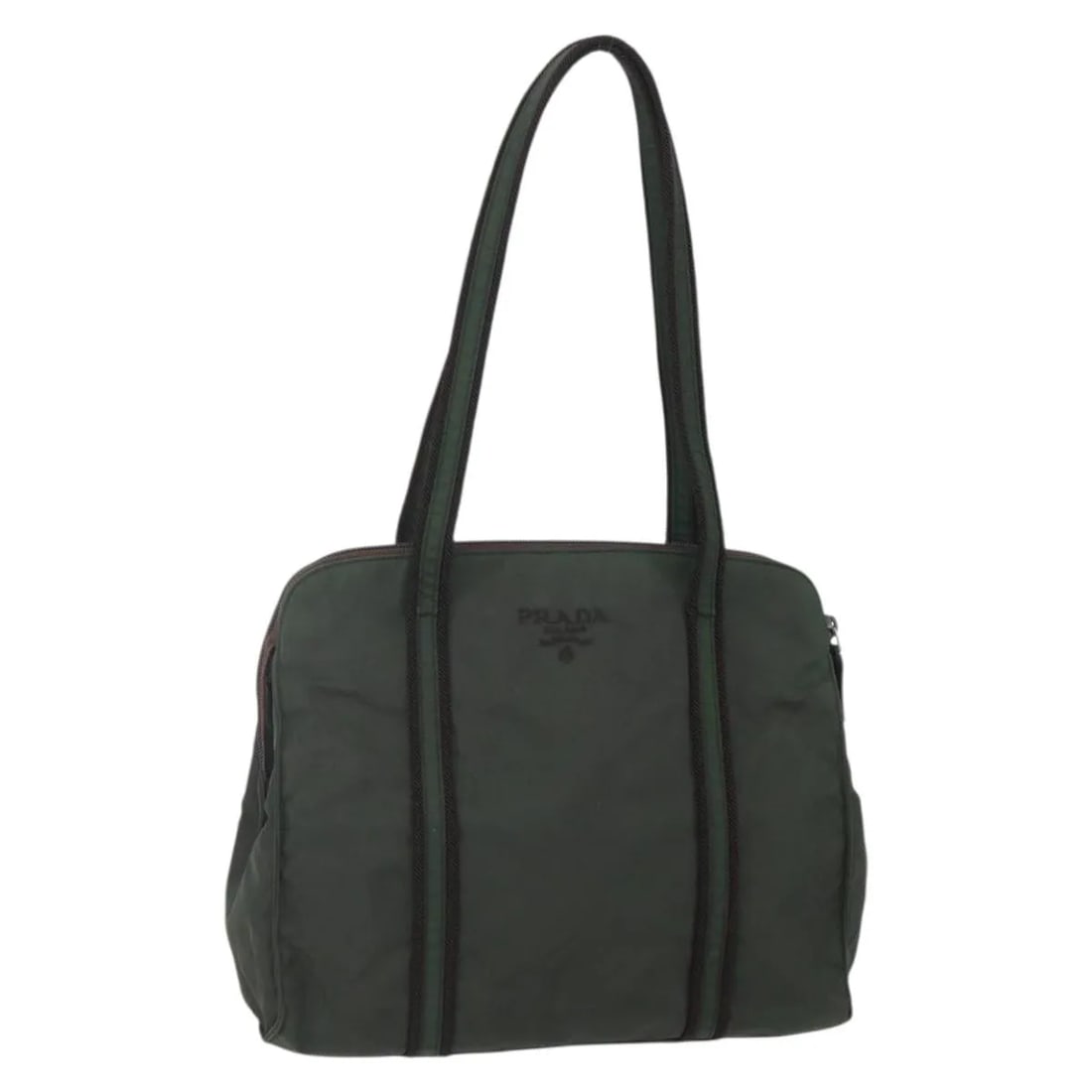 Khaki Nylon Prada Tote Bag Vintage Style 30cm by 26cm by 8cm (1 of 18)