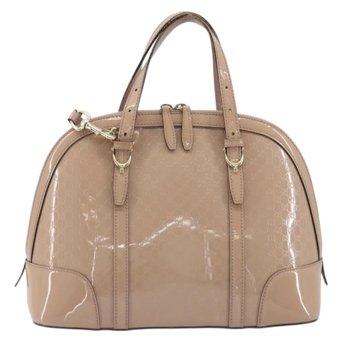 Gucci Nice Top Handle Patent Leather Handbag Beige: Gucci Nice Top Handle Patent Leather Handbag Beige Gucci Nice Top Handle Microguccissima patent leather handbag in beige. Made in Italy, this female-style bag features a top handle and shoulder strap,