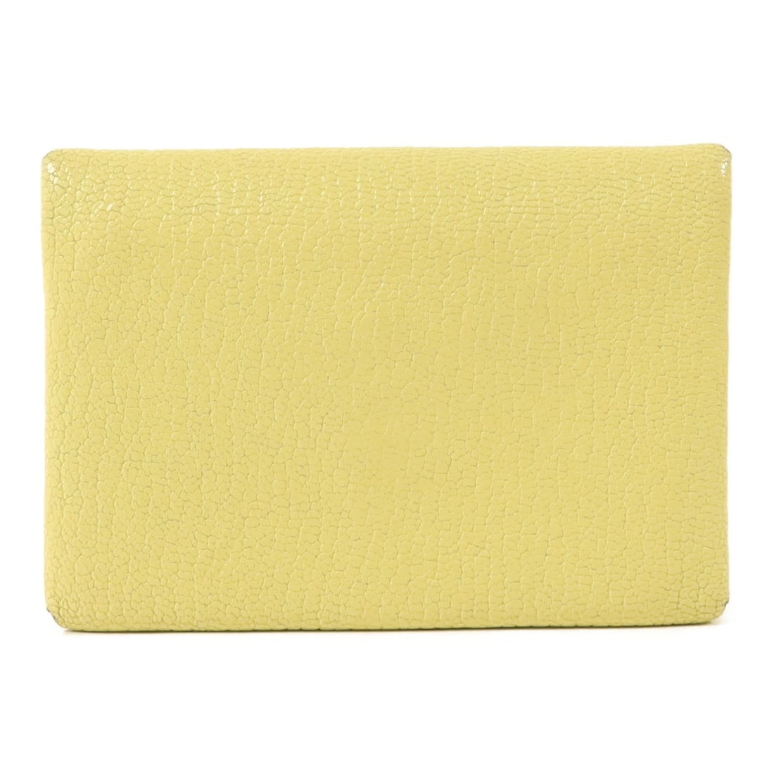 Hermes Calvi Duo goatskin card case yellow: Hermes Calvi Duo goatskin card case yellow Hermes Calvi Duo card holder in Chevre goatskin leather, presented in Jaune Bourgeon/yellow. This card case is a women's regular-size accessory made in Franc