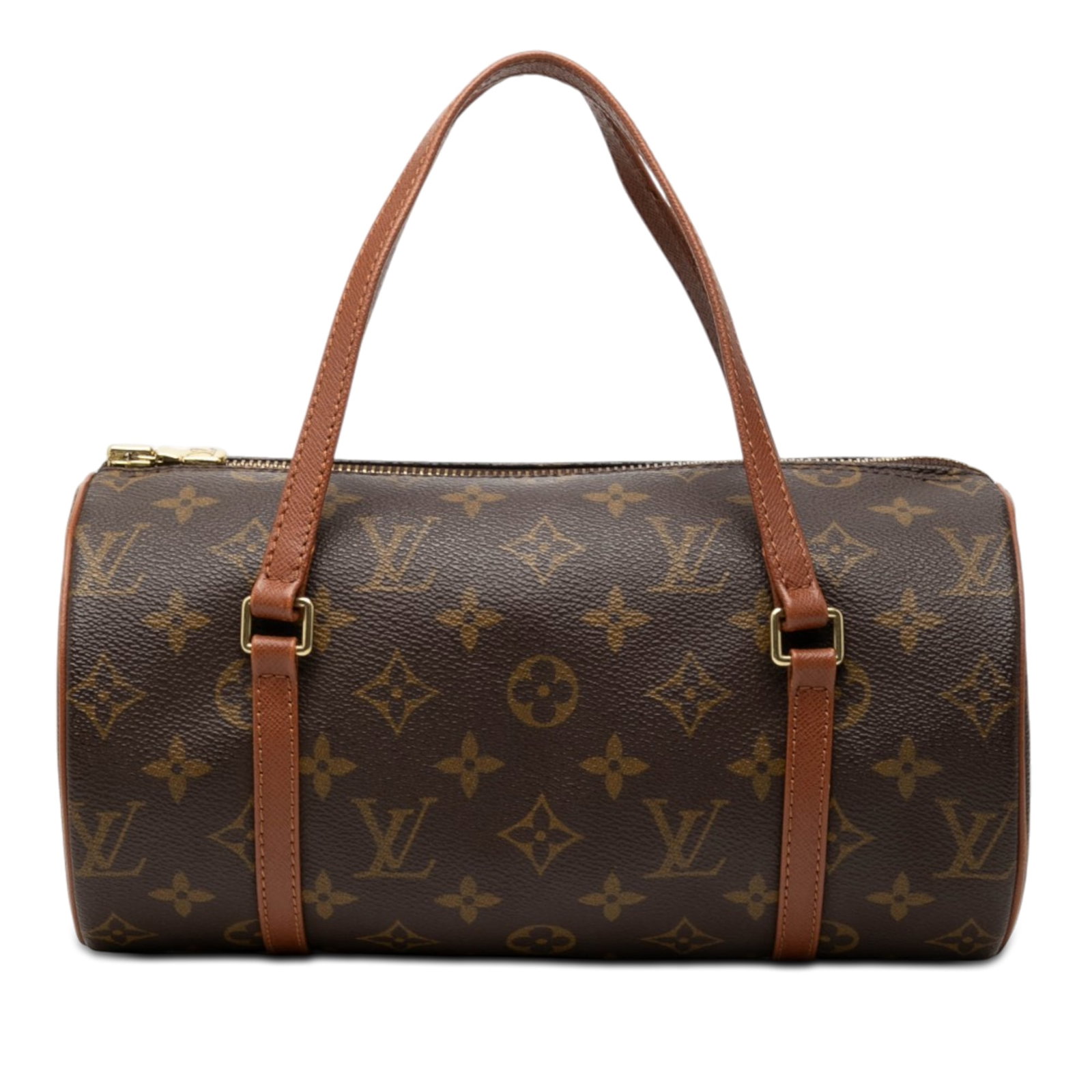 Louis Vuitton Papillon 26 Monogram Canvas Handbag: Louis Vuitton Papillon 26 Monogram Canvas Handbag Louis Vuitton Monogram Papillon 26 bag crafted with a monogram canvas body, flat leather handles, and a top zip closure. Made in France. Condition is 