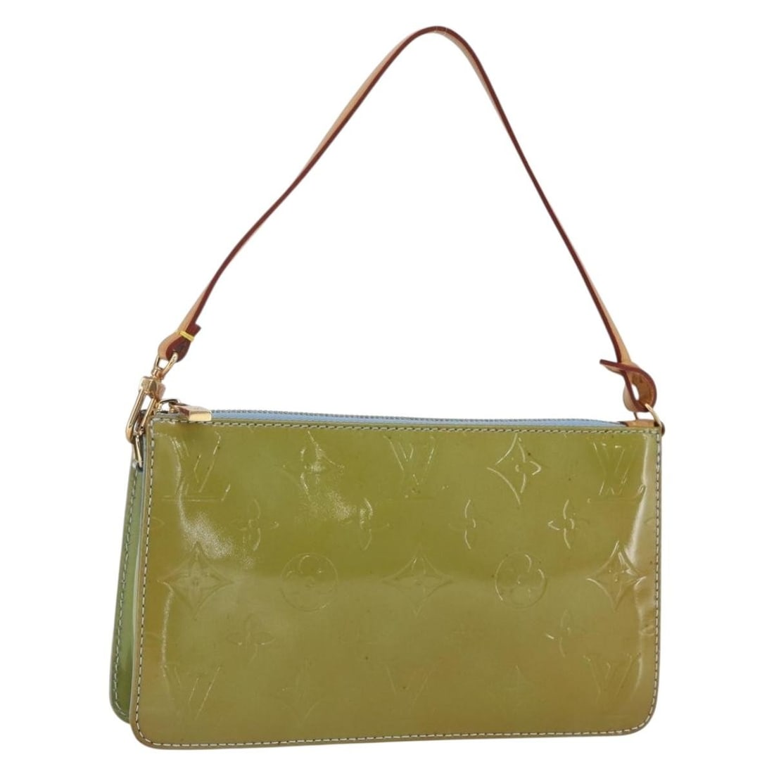 Louis Vuitton Lexington Vernis accessory pouch baby blue M91011: Louis Vuitton Lexington Vernis accessory pouch baby blue M91011 Louis Vuitton Monogram Vernis Lexington Pouch in baby blue patent leather, made in France. This accessory pouch is designed for women an