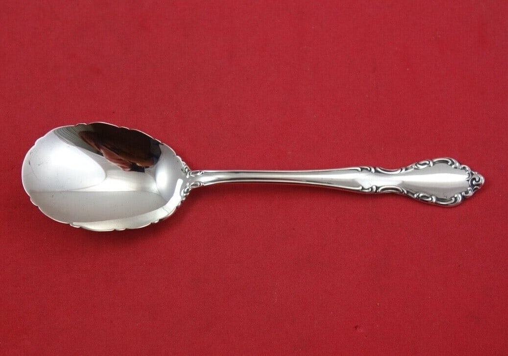 Gorham Chelsea Manor Sterling Silver Sugar Spoon 6.5 Inch Vintage Serving: Gorham Chelsea Manor Sterling Silver Sugar Spoon 6.5 Inch Vintage Serving This vintage Chelsea Manor sugar spoon from Gorham is a stunning addition to any silverware collection. Crafted from high-qual