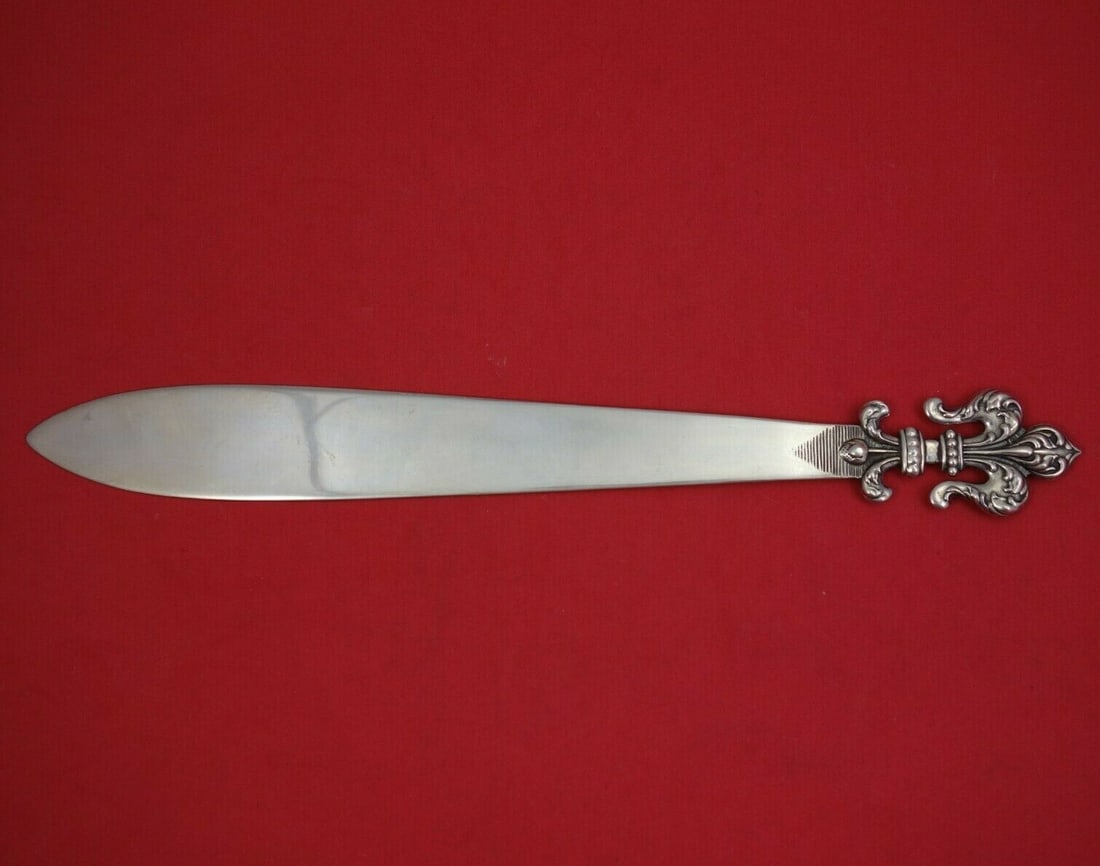 Shiebler Sterling Silver Figural Page Turner Fleur de Lis 12 1/8" (1 of 3)