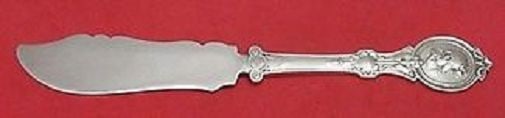 Hotchkiss & Schreuder Medallion Sterling Silver Master Butter Knife 6 7/8": Hotchkiss & Schreuder Medallion Sterling Silver Master Butter Knife 6 7/8" Introducing the Medallion Master Butter Knife by Hotchkiss & Schreuder, crafted from high-quality sterling silver. This elega