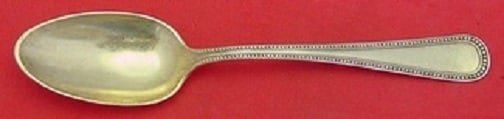 Frank Smith Sterling Silver Bead Pattern Soup Spoon 7 inch: Frank Smith Sterling Silver Bead Pattern Soup Spoon 7 inch This elegant place soup spoon, crafted by Frank Smith, features the classic Bead pattern. Made of high-quality sterling silver, it is a stunn