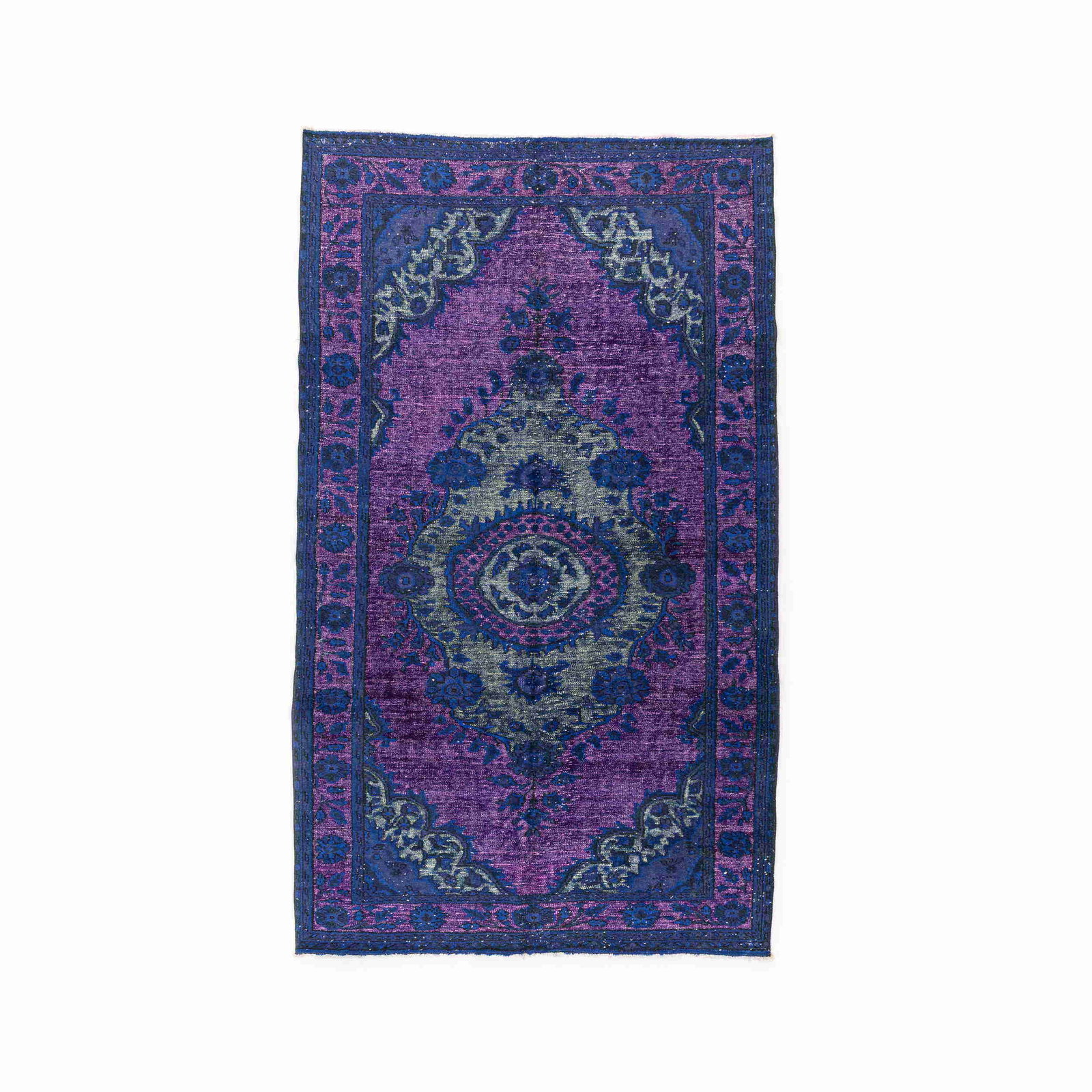 Authentic Vintage Handmade Carpet Wool on Cotton 74.8 x 126.4: Authentic Vintage Handmade Carpet Wool on Cotton 74.8 x 126.4 Experience the charm of this Authentic Handmade Vintage Carpet, crafted with meticulous care and artistry. This piece is made from high-qu