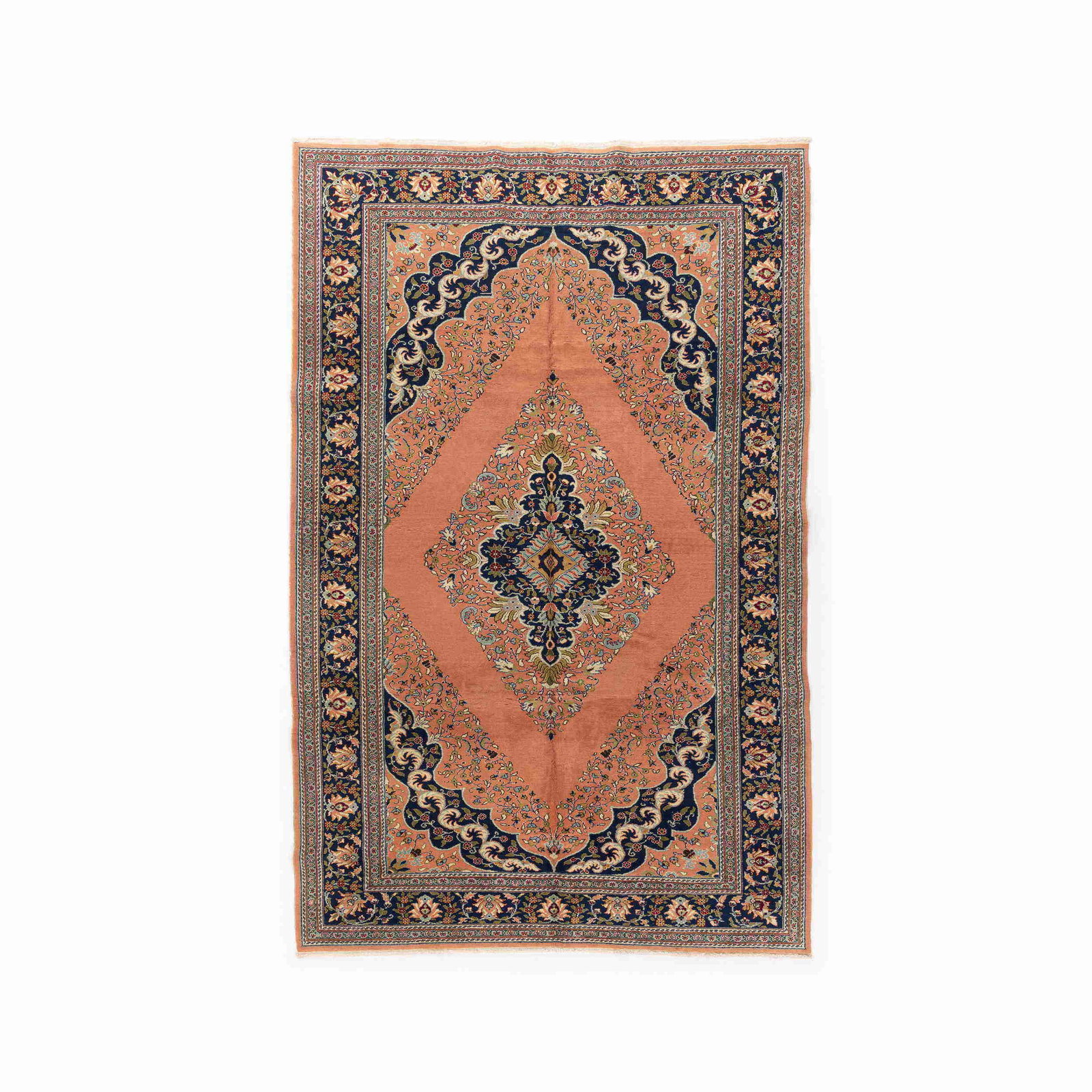 Authentic Handmade Ladik Wool Carpet 74.8 x 116.9 Inches: Authentic Handmade Ladik Wool Carpet 74.8 x 116.9 Inches This Authentic Handmade Ladik Carpet is a stunning piece crafted from natural wool on cotton, showcasing traditional craftsmanship. The intrica