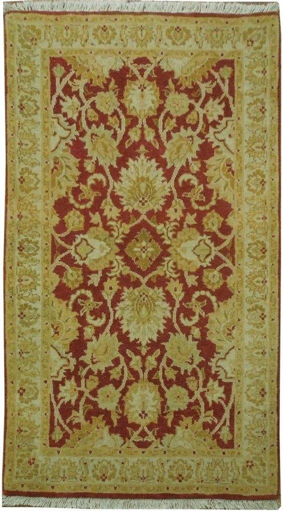 Handwoven Ruby Red Vegetable Dyed Rug 3'1 x 5'6 Eco-Friendly Wool: Handwoven Ruby Red Vegetable Dyed Rug 3'1 x 5'6 Eco-Friendly Wool Free continental US Shipping Introducing the captivating Ruby Red Vegetable Dyed Rug, a stunning addition to your home decor. Handwove