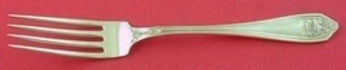Dominick Haff Basket of Flowers Sterling 7 Fork: Dominick Haff Basket of Flowers Sterling 7 Fork This is a sterling silver regular fork in the "Basket of Flowers" pattern by Dominick & Haff. Crafted in the United States between 1900 and 1940, the fo
