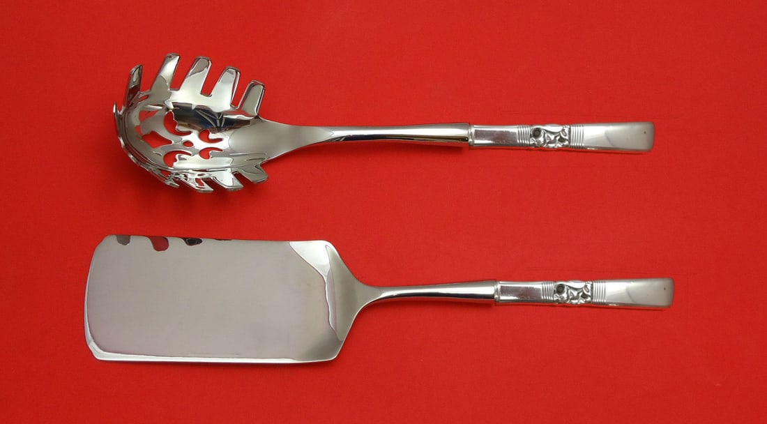 2pc Community Plate Morning Star silverplate serving set (1 of 1)