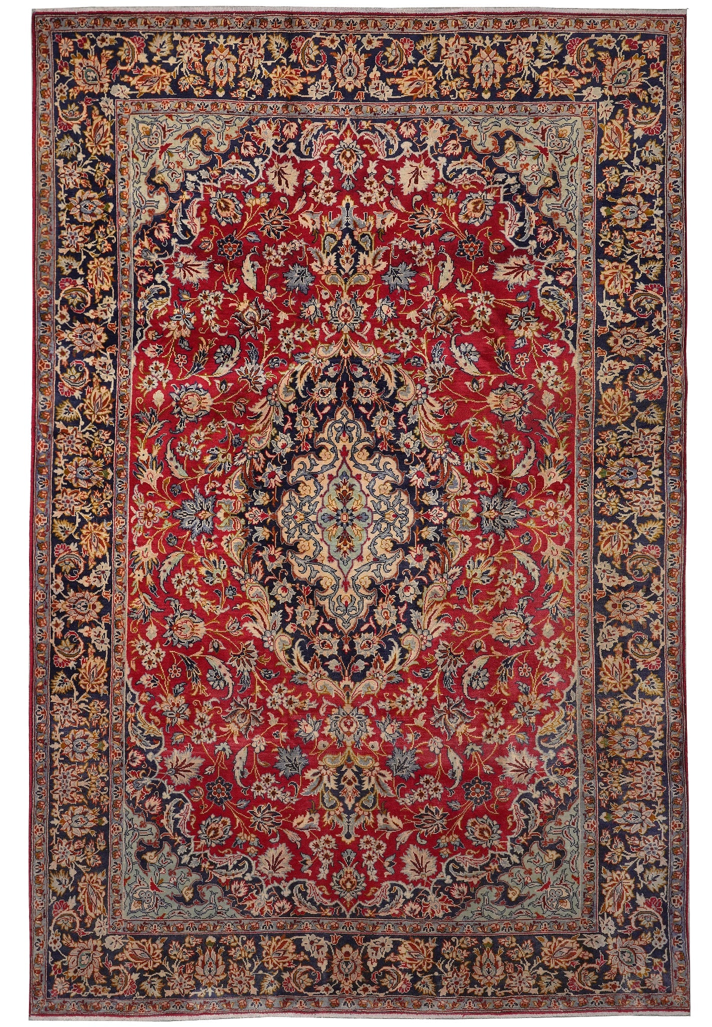 7.5 x 11 Persian Najaf Iran Wool Carpet Traditional Rug (1 of 14)