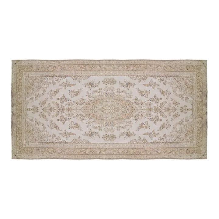 Turkish Anatolian Wool Hand Knotted Rug 10'4x19'9: Turkish Anatolian Wool Hand Knotted Rug 10'4x19'9 This vintage Turkish Anatolian rug is expertly hand-knotted from wool using traditional techniques, showcasing a blend of timeless craftsmanship and m