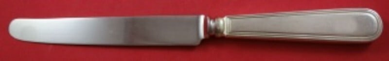 Tiffany & Co Hamilton Sterling Silver Knife 9 3/8 inch Flatware: Tiffany & Co Hamilton Sterling Silver Knife 9 3/8 inch Flatware This exquisite knife is part of the Hamilton pattern, also known as Gramercy, created by Tiffany & Co. Crafted from high-quality sterlin