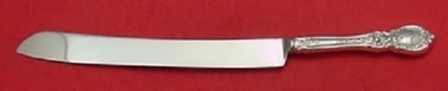 Towle Charlemagne Wedding Cake Knife Sterling Handle 12in Custom: Towle Charlemagne Wedding Cake Knife Sterling Handle 12in Custom A Charlemagne by Towle wedding cake knife with a 12-inch length, custom made in the Charlemagne pattern. It features a sterling silver 