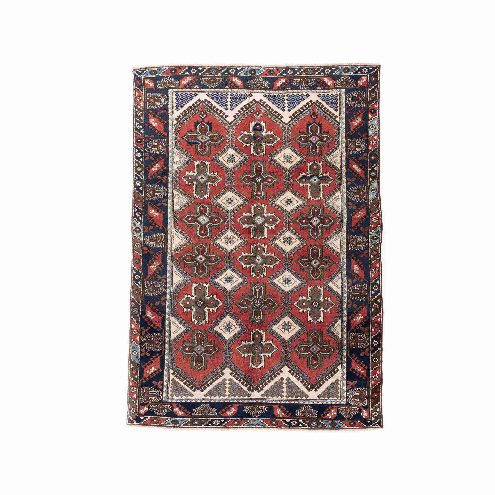 Handmade Dosemealti Wool Carpet 76 x 113.8 Inches: Handmade Dosemealti Wool Carpet 76 x 113.8 Inches This authentic handmade Dosemealti carpet showcases exquisite craftsmanship with its durable wool-on-wool construction. Originating from Dosemealti, t